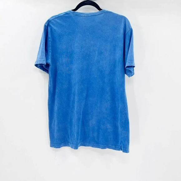 Cowboy Militia Men's Blue Casual Graphic T Shirt Size M - Picture 3 of 4